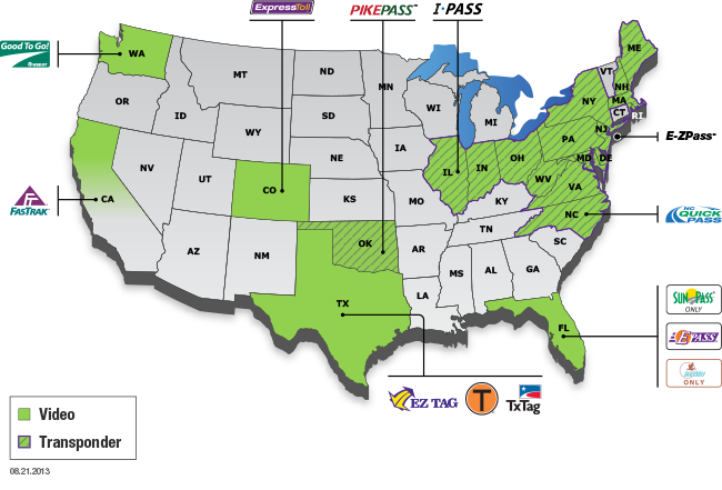 California Toll Roads Map